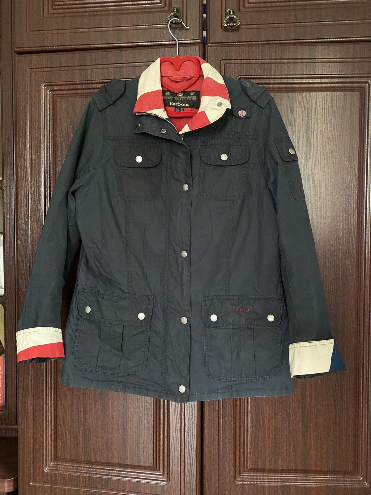 Barbour × Margaret Howell Barbour Wax Force Utility Jacket Belstaff Burberry Size L / US 10 / IT 46 - 1 Thumbnail