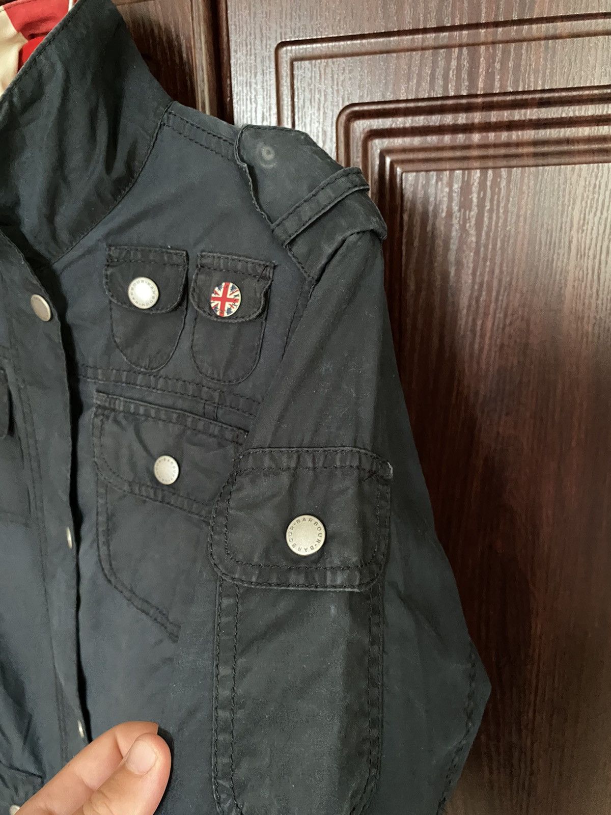 Barbour × Margaret Howell Barbour Wax Force Utility Jacket Belstaff Burberry Size L / US 10 / IT 46 - 4 Thumbnail