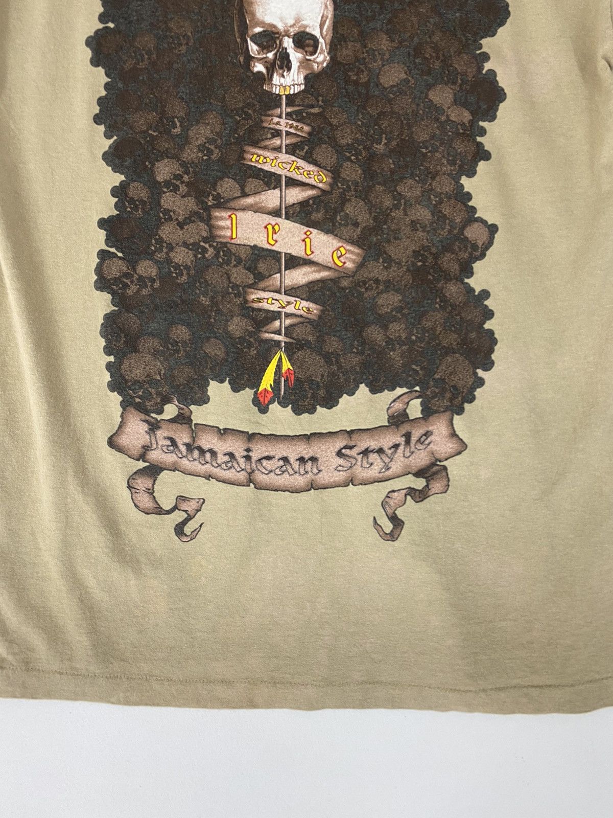 Bob Marley × Vintage Vintage rare Jamaican style skull Size US L / EU 52-54 / 3 - 7 Thumbnail