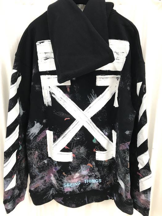 Off white hot sale galaxy sweater