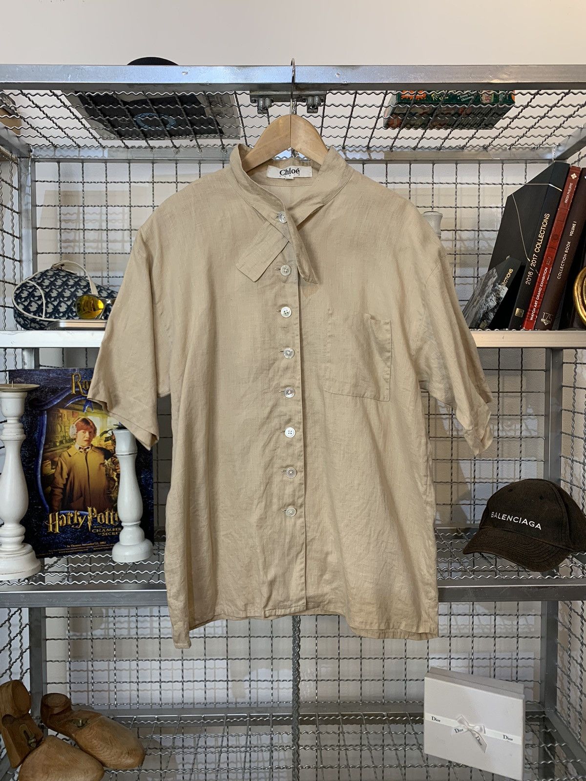 Chloe Bow Tie Shirt