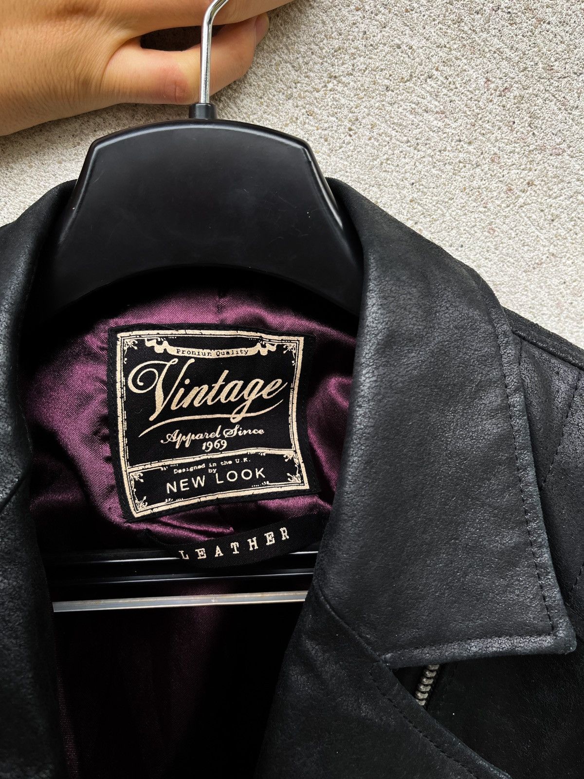 Genuine Leather Vintage new look geniue leather biker jacket Size XXL / US 16-18 / IT 52-54 - 4 Thumbnail