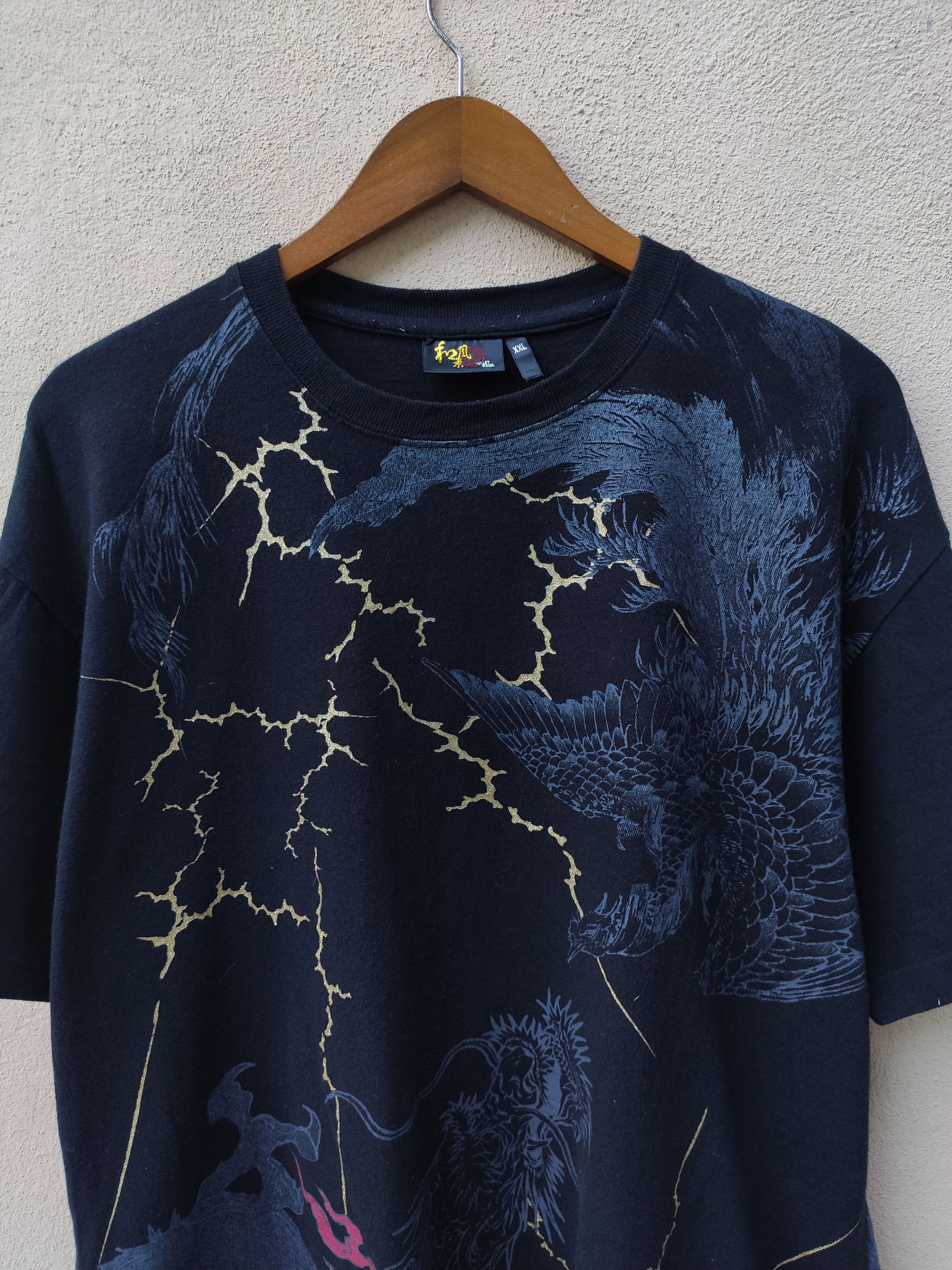 Other Sukajan t shirt Dragon motive Size US XL / EU 56 / 4 - 1 Thumbnail