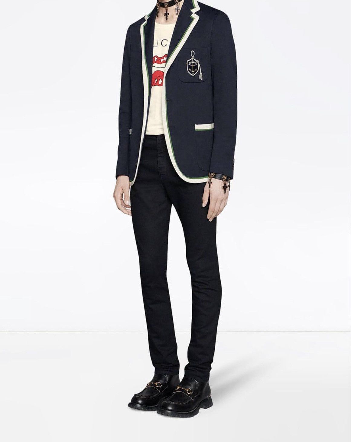 Gucci Gucci $3,400 Value Super Runway Blazer Brand New Rare Size 52R - 24 Thumbnail