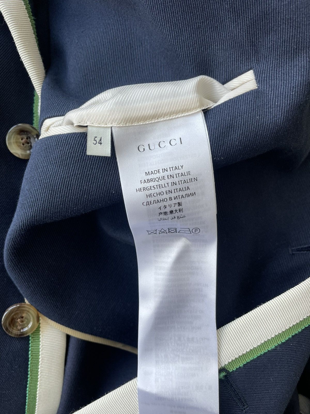 Gucci $3,400 Value Gucci Super Runway Logo Blazer New w Tags Size 52R - 5 Thumbnail