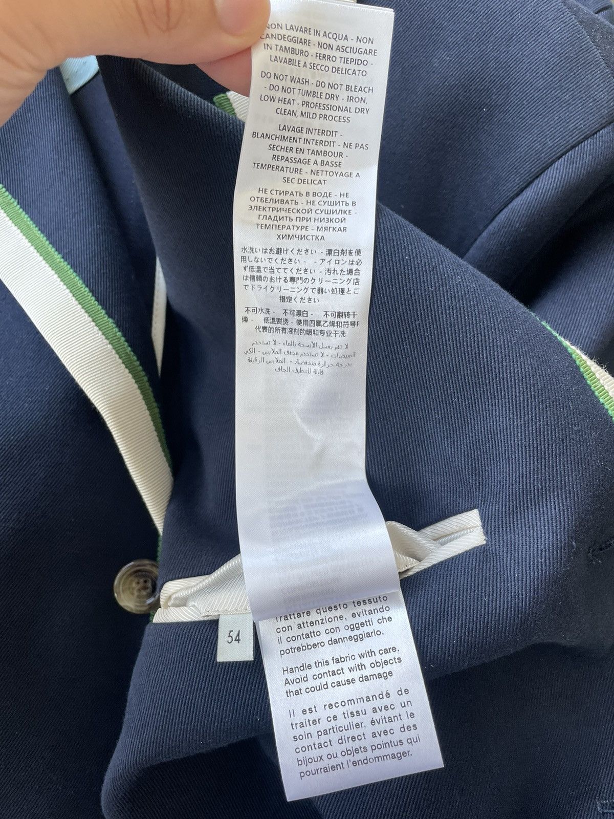 Gucci $3,400 Value Gucci Super Runway Logo Blazer New w Tags Size 52R - 8 Thumbnail