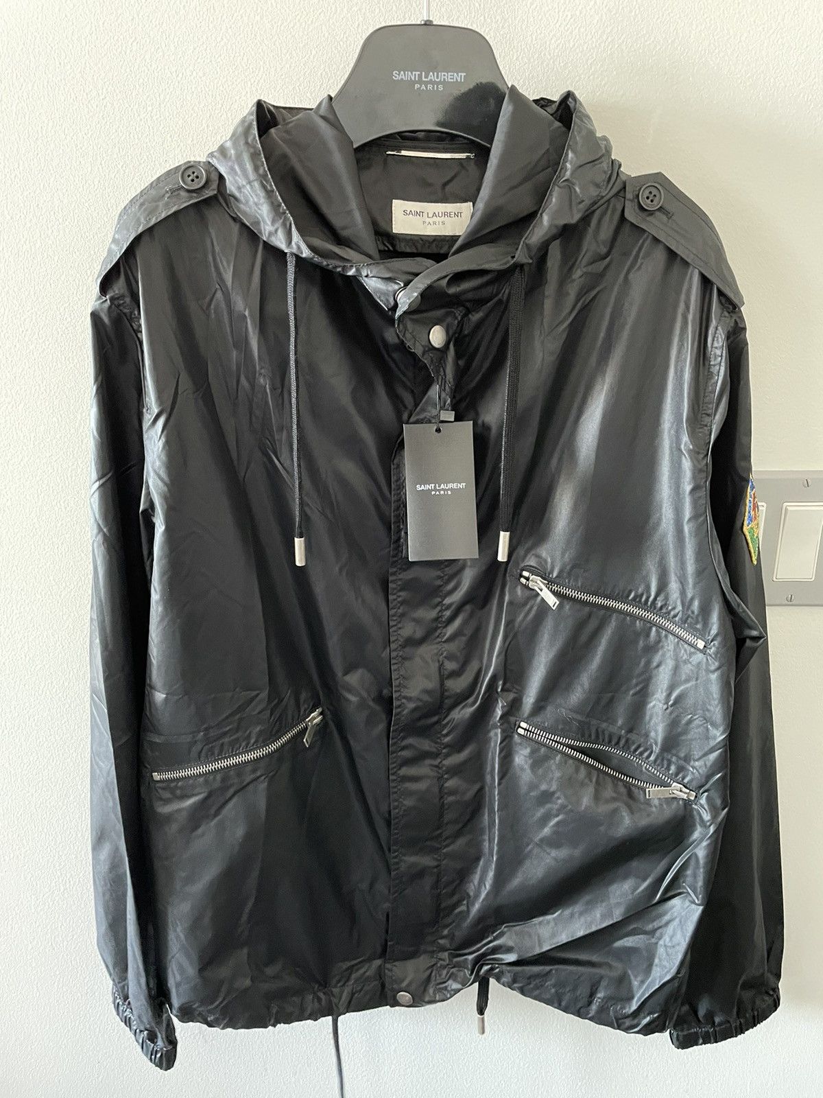 Saint Laurent Paris $2,000 Value Super Runway Saint Laurent Jacket Bomber Size US M / EU 48-50 / 2 - 1 Thumbnail
