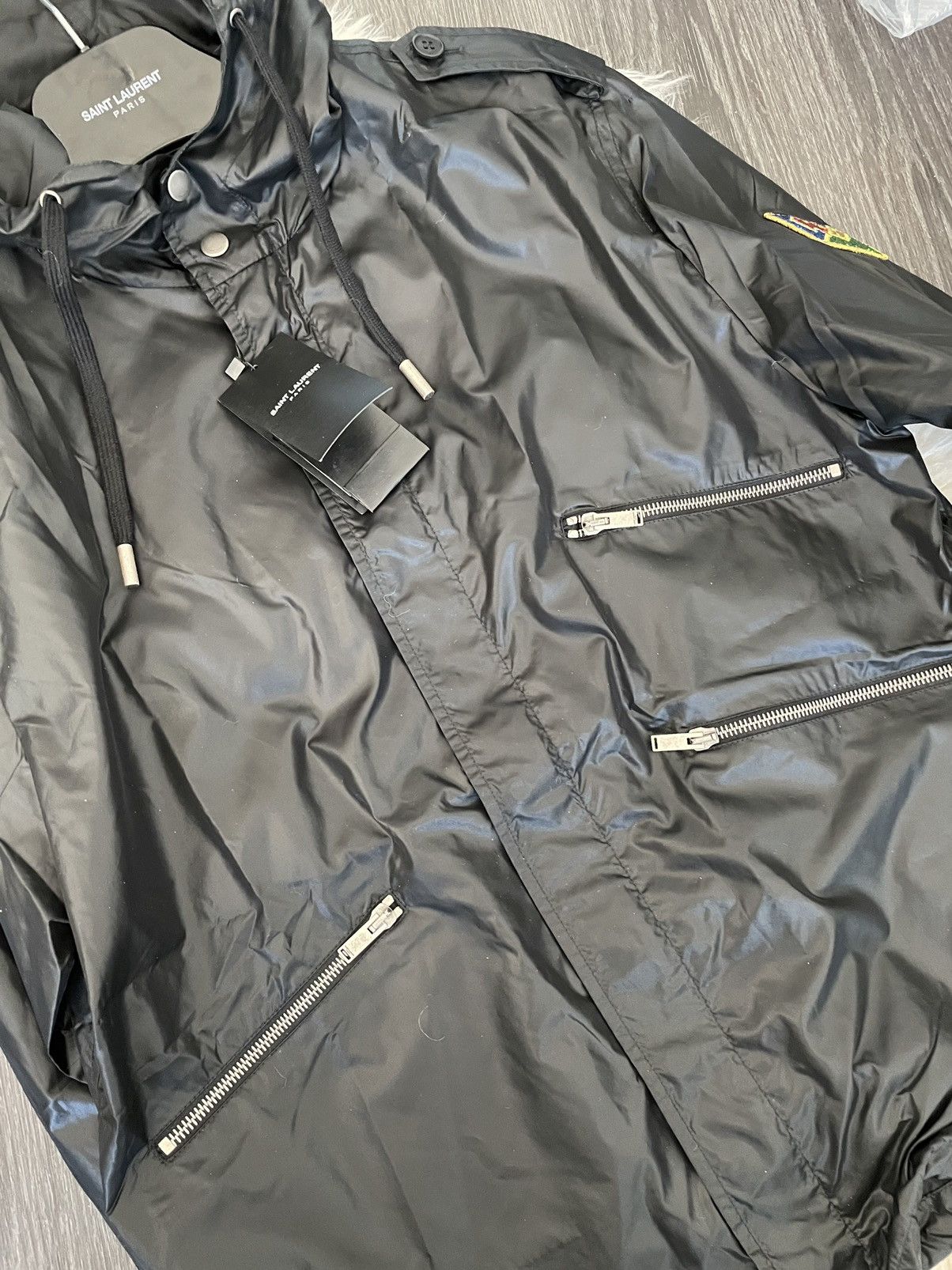 Saint Laurent Paris $2,000 Value Super Runway Saint Laurent Jacket Bomber Size US M / EU 48-50 / 2 - 19 Thumbnail