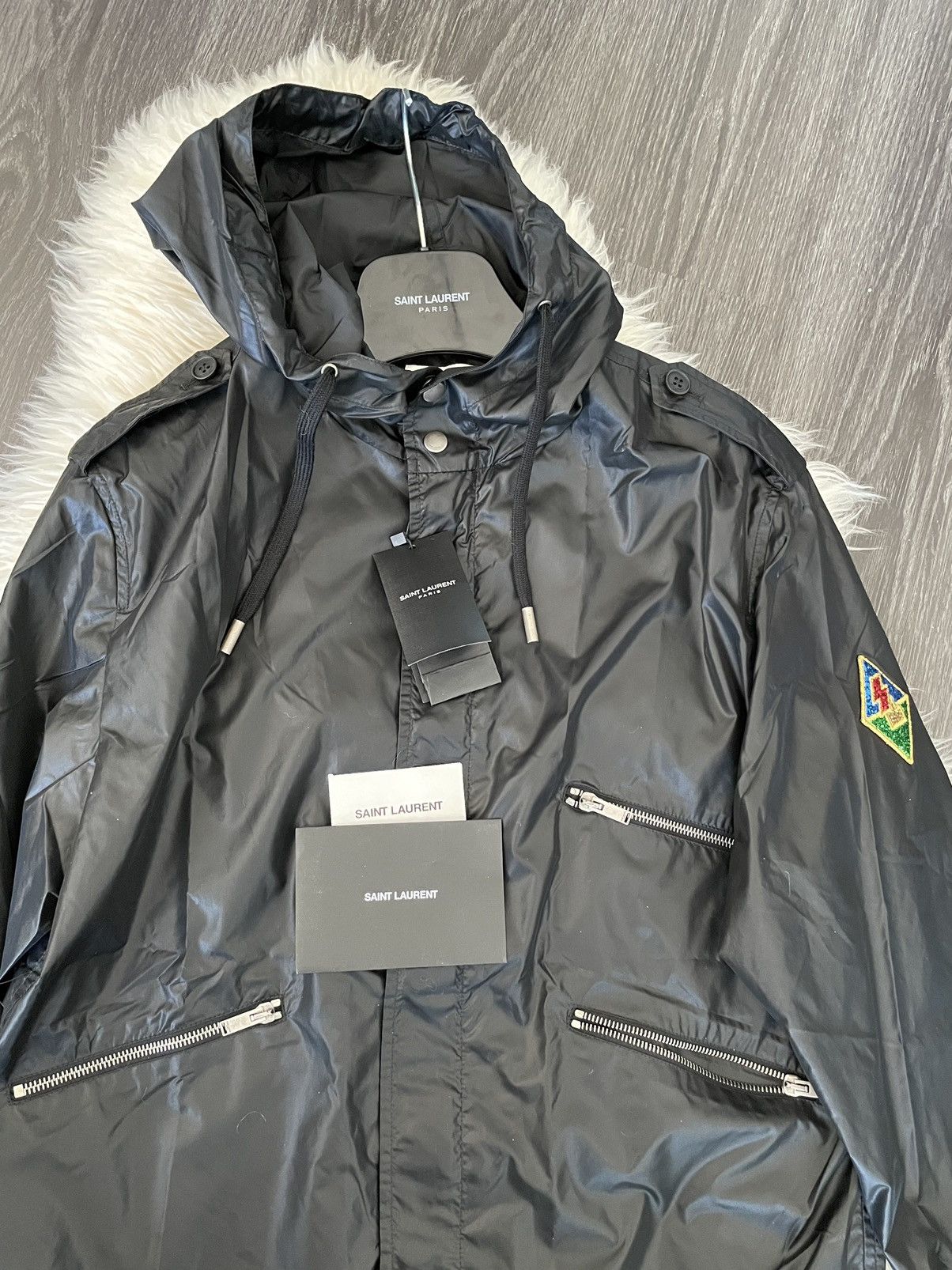 Saint Laurent Paris $2,000 Value Super Runway Saint Laurent Jacket Bomber Size US M / EU 48-50 / 2 - 18 Thumbnail