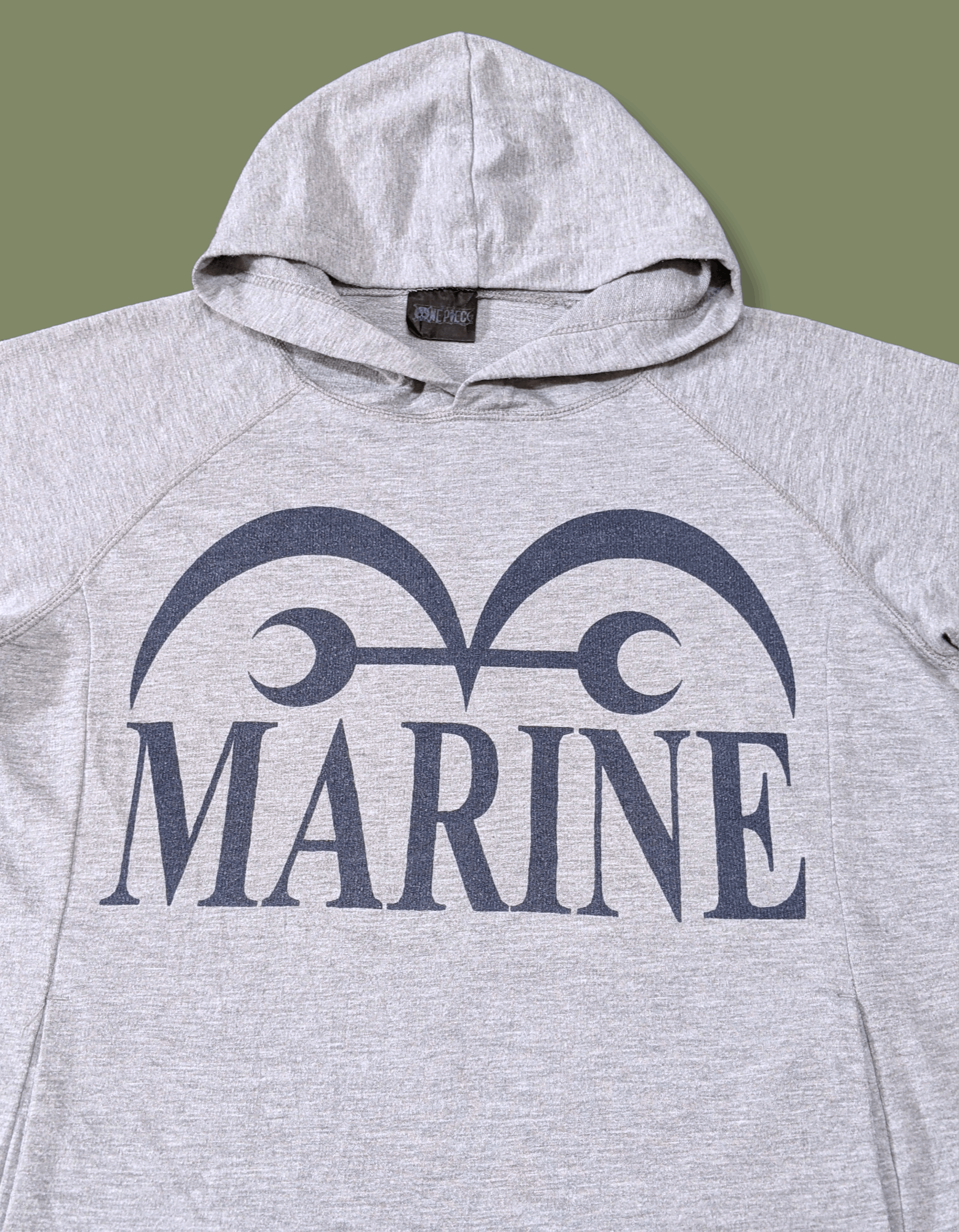 Anime × Japanese Brand × Vintage Vintage One Piece Marine Justice Anime Manga Hoodie Size US M / EU 48-50 / 2 - 3 Thumbnail