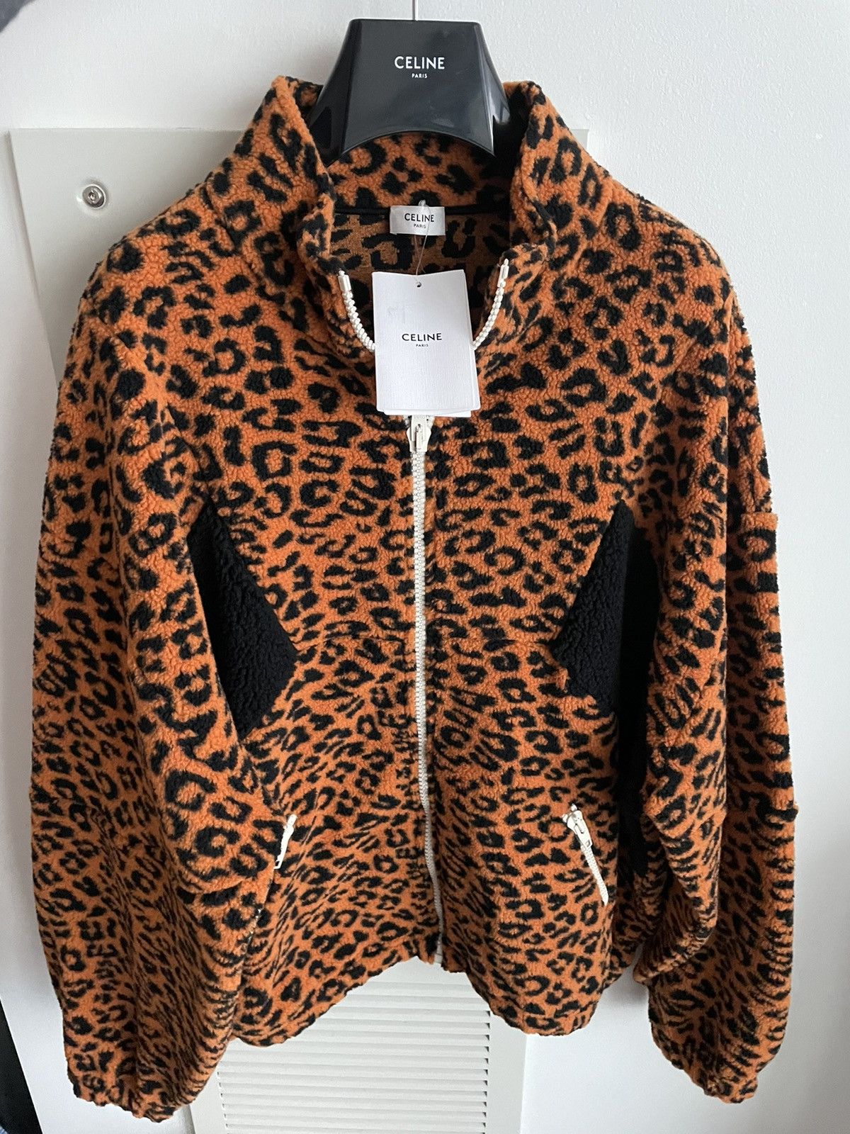 Celine × Hedi Slimane Sold Out Dancing Kid By Hedi Slimane Runway Leopard Jacket Size 3XL / US 20-22 - 17 Thumbnail