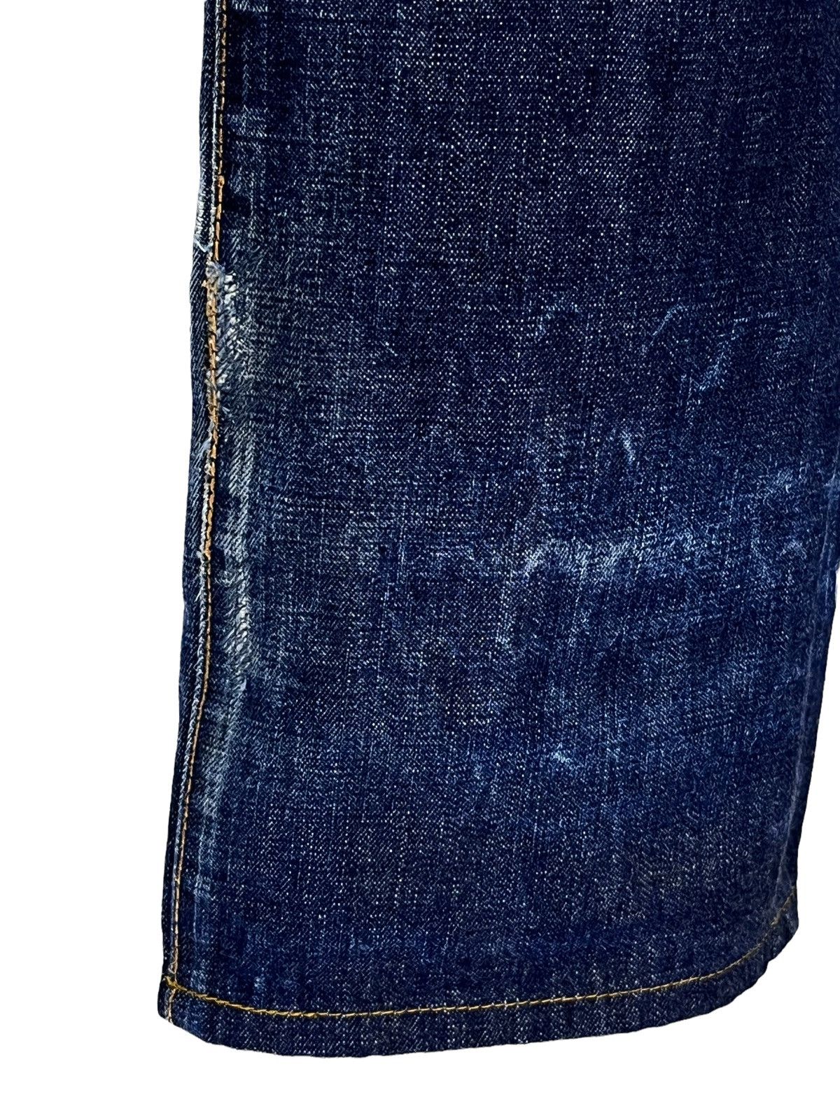 CABANE de ZUCCa 🔥CABANE DE ZUCCA Double Waist Distressed Selvedge Denim Size US 31 - 14 Thumbnail