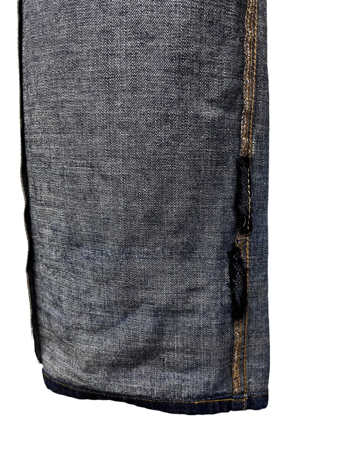 CABANE de ZUCCa 🔥CABANE DE ZUCCA Double Waist Distressed Selvedge Denim Size US 31 - 15 Thumbnail