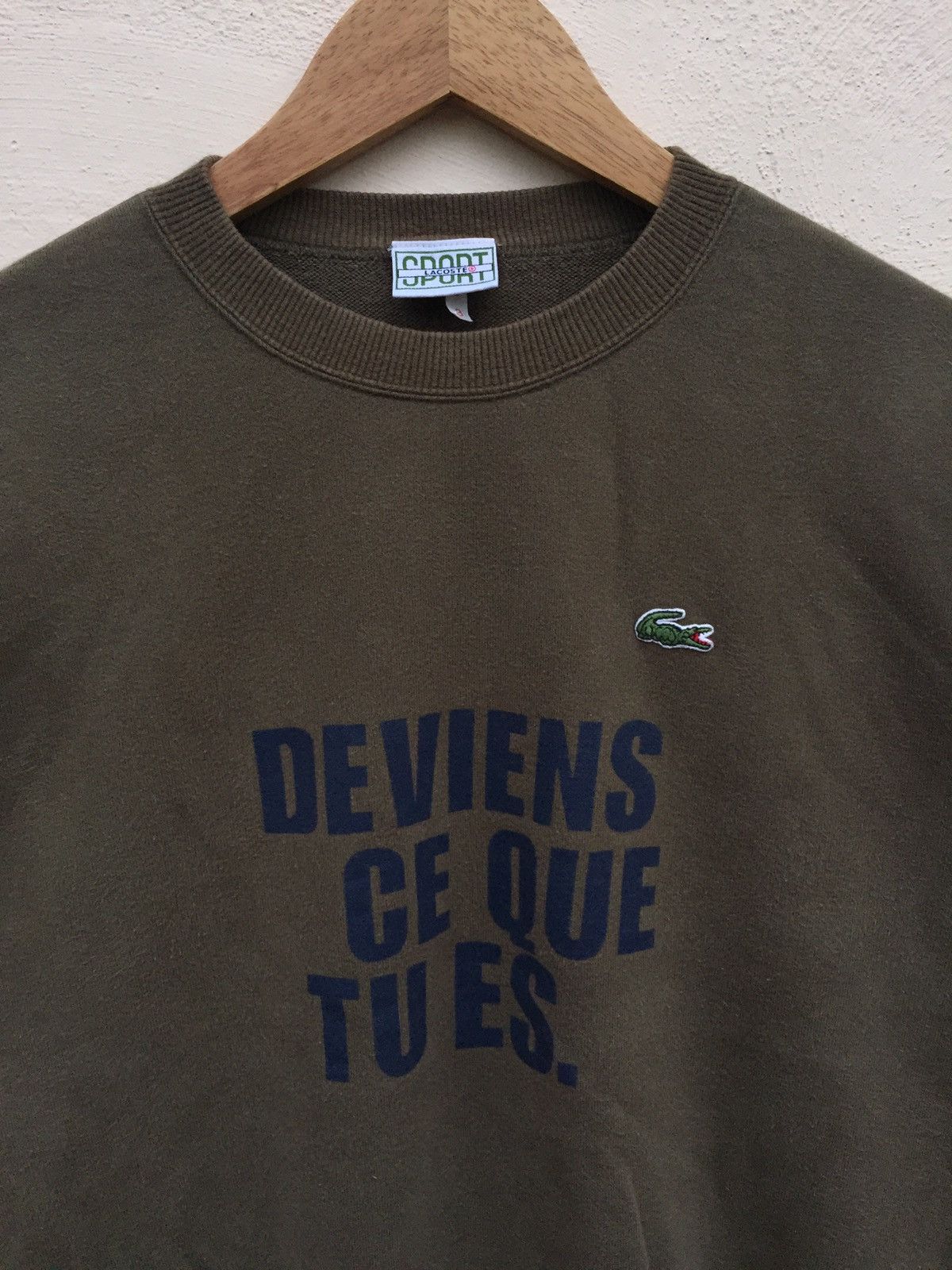 Lacoste Vintage Lacoste Sport Casual Sweatshirt Size US L / EU 52-54 / 3 - 2 Thumbnail
