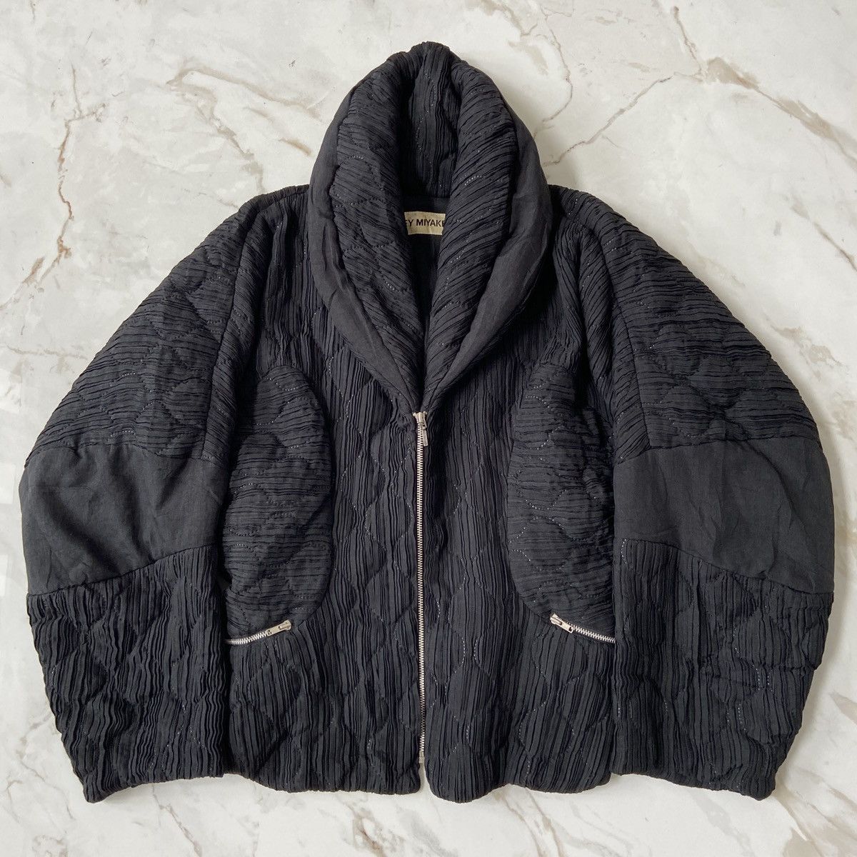 Issey Miyake 80's Issey Miyake Circle Pleated Jacket | Grailed