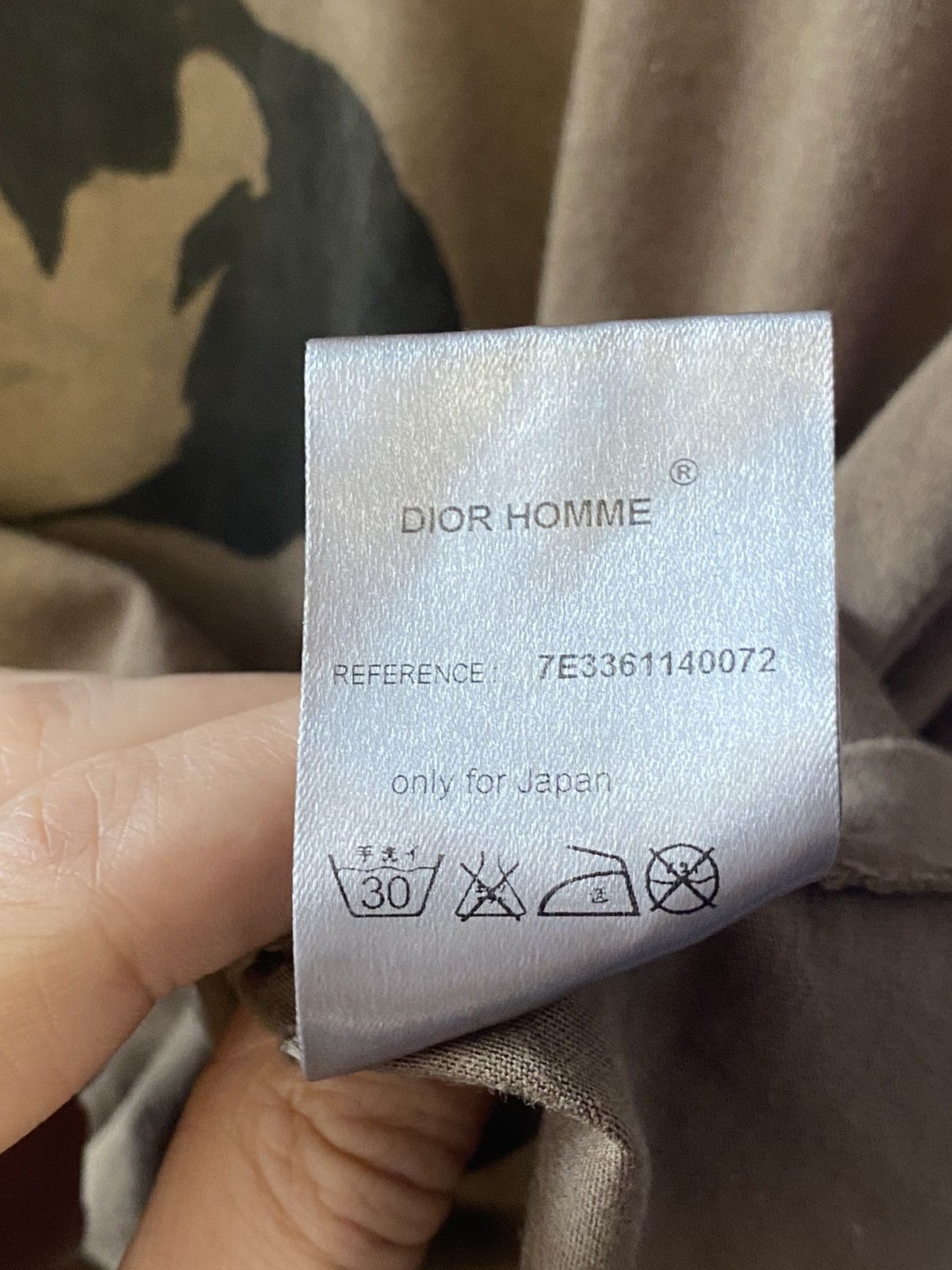 Dior Homme by Hedi Slimane Small S/S 2007 Palm Bruce Lee Tee