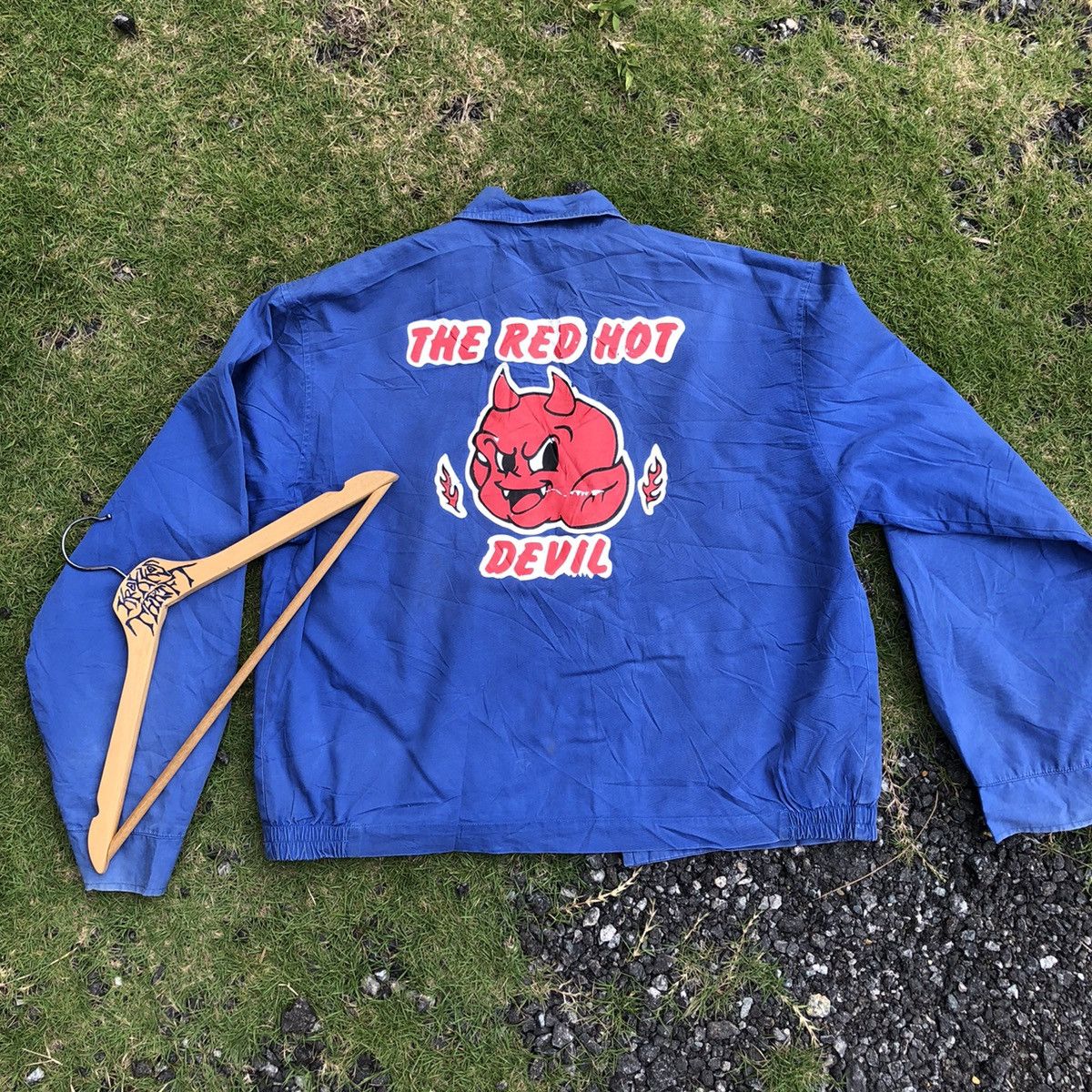 Vintage The Red Hot Devil Zipper Jacket