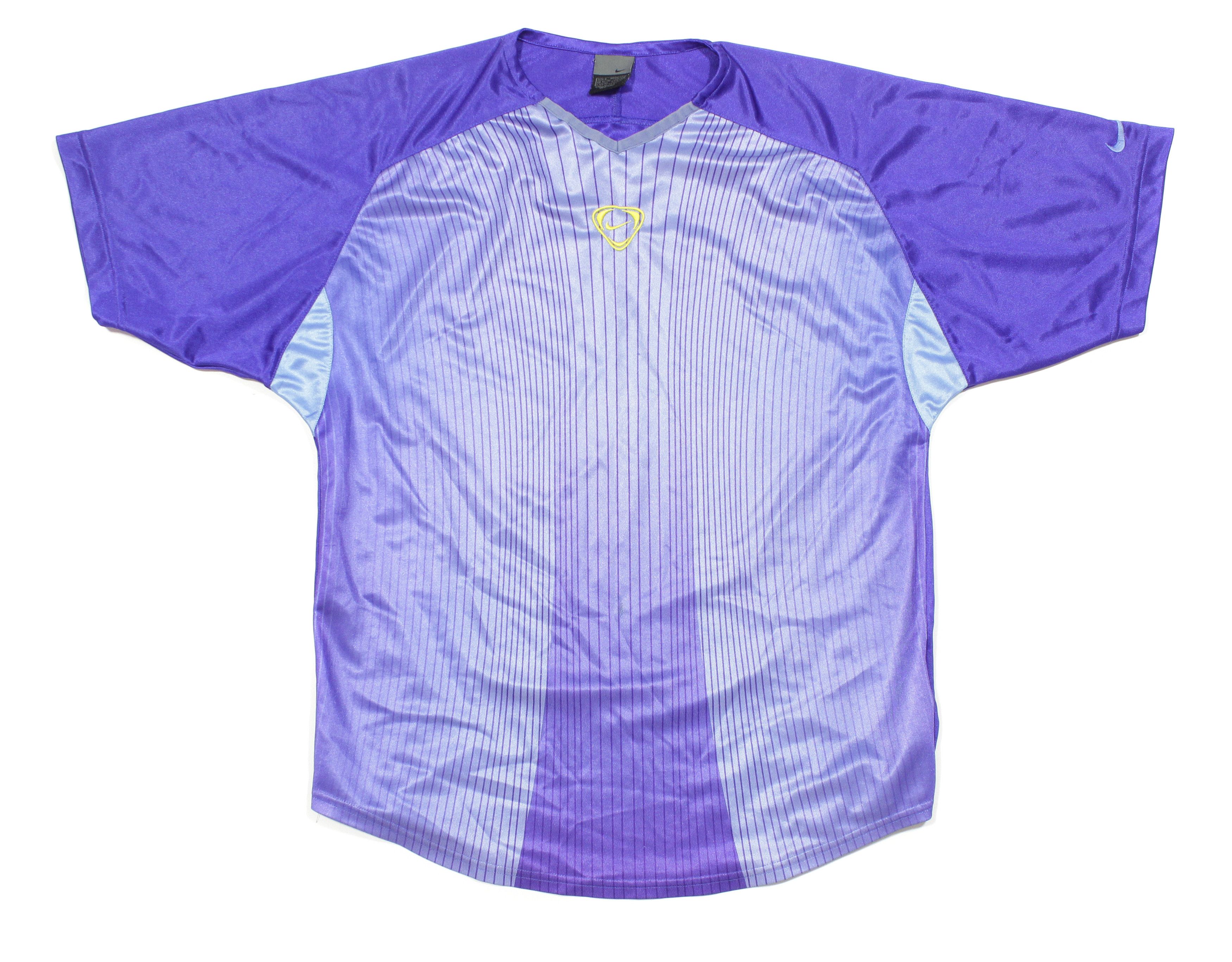 Nike 90S Swoosh Logo Striped Sport T-Shirt Size US S / EU 44-46 / 1 - 1 Thumbnail