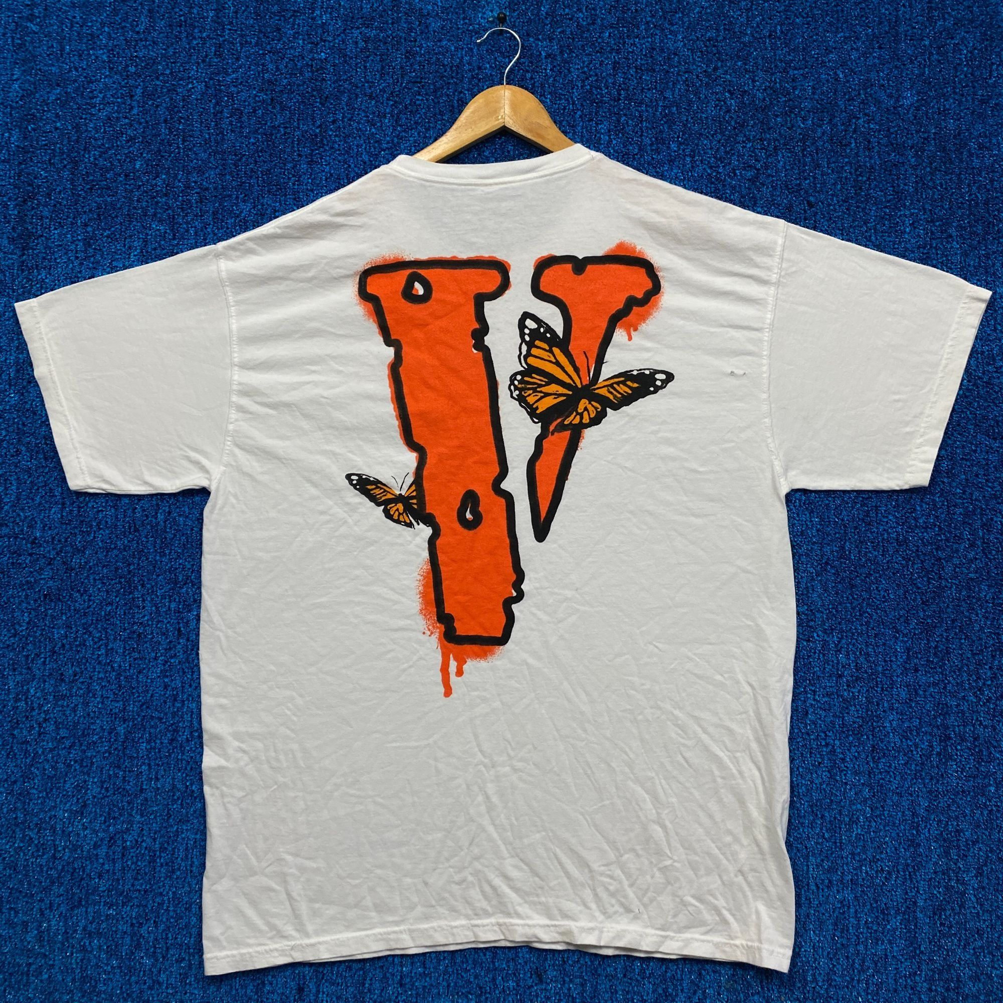 Vlone JuiceWRLD Vlone Butterflies Rap Tee XL Grailed