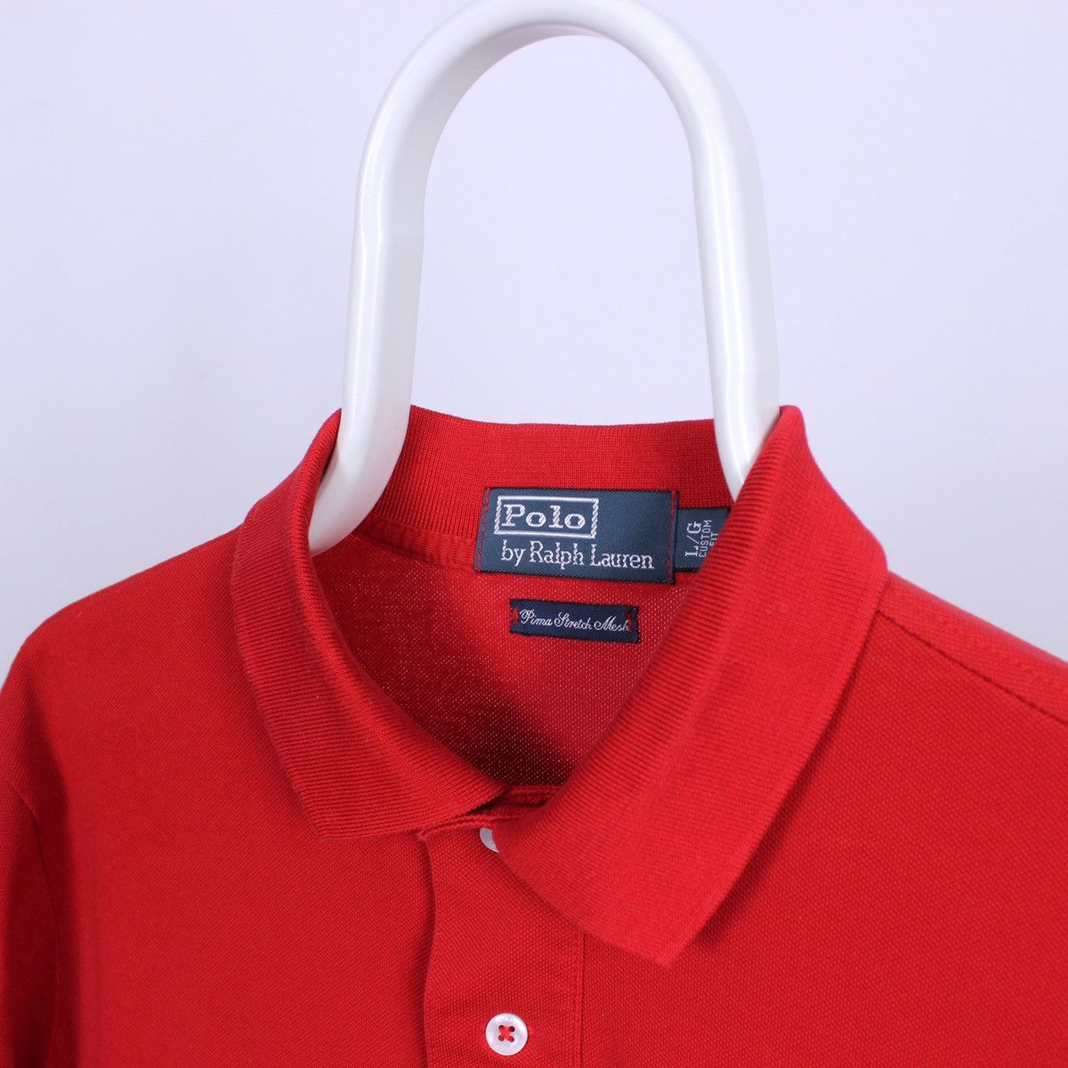 Polo Ralph Lauren Vintage Polo Ralph Lauren Short Sleeve Polo Shirt Size US L / EU 52-54 / 3 - 3 Thumbnail