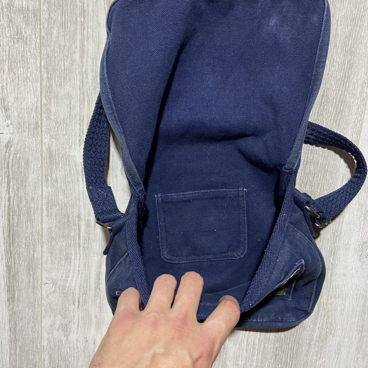 Japanese Brand × Superdry × Vintage Vintage Y2K Superdry Japan Denim Crossbody Bag / Massenger Size ONE SIZE - 8 Thumbnail