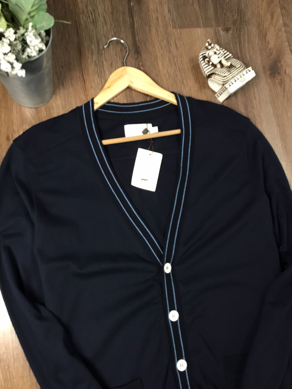 Burberry Thomas Burberry Cardigan NEW ! Size US L / EU 52-54 / 3 - 6 Thumbnail