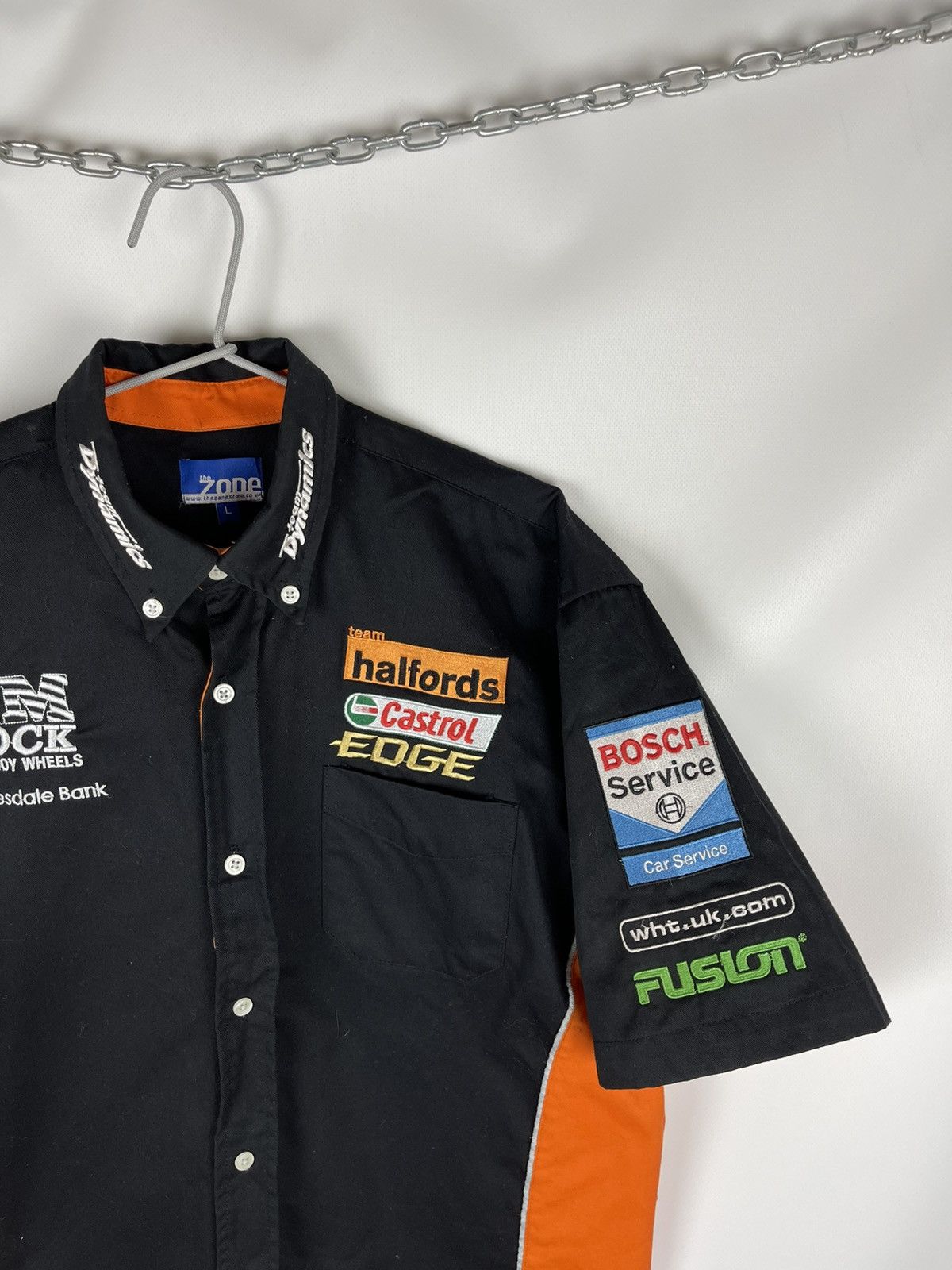 Formula 1 × Vintage Zone team Halfords Castrol Bosch Dynamics racing ss shirt Size US L / EU 52-54 / 3 - 4 Thumbnail