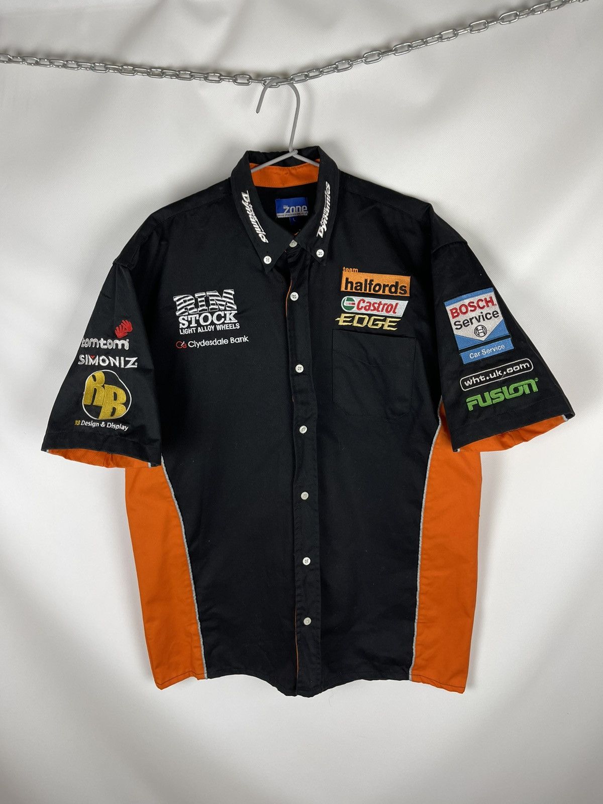 Formula 1 × Vintage Zone team Halfords Castrol Bosch Dynamics racing ss shirt Size US L / EU 52-54 / 3 - 1 Thumbnail