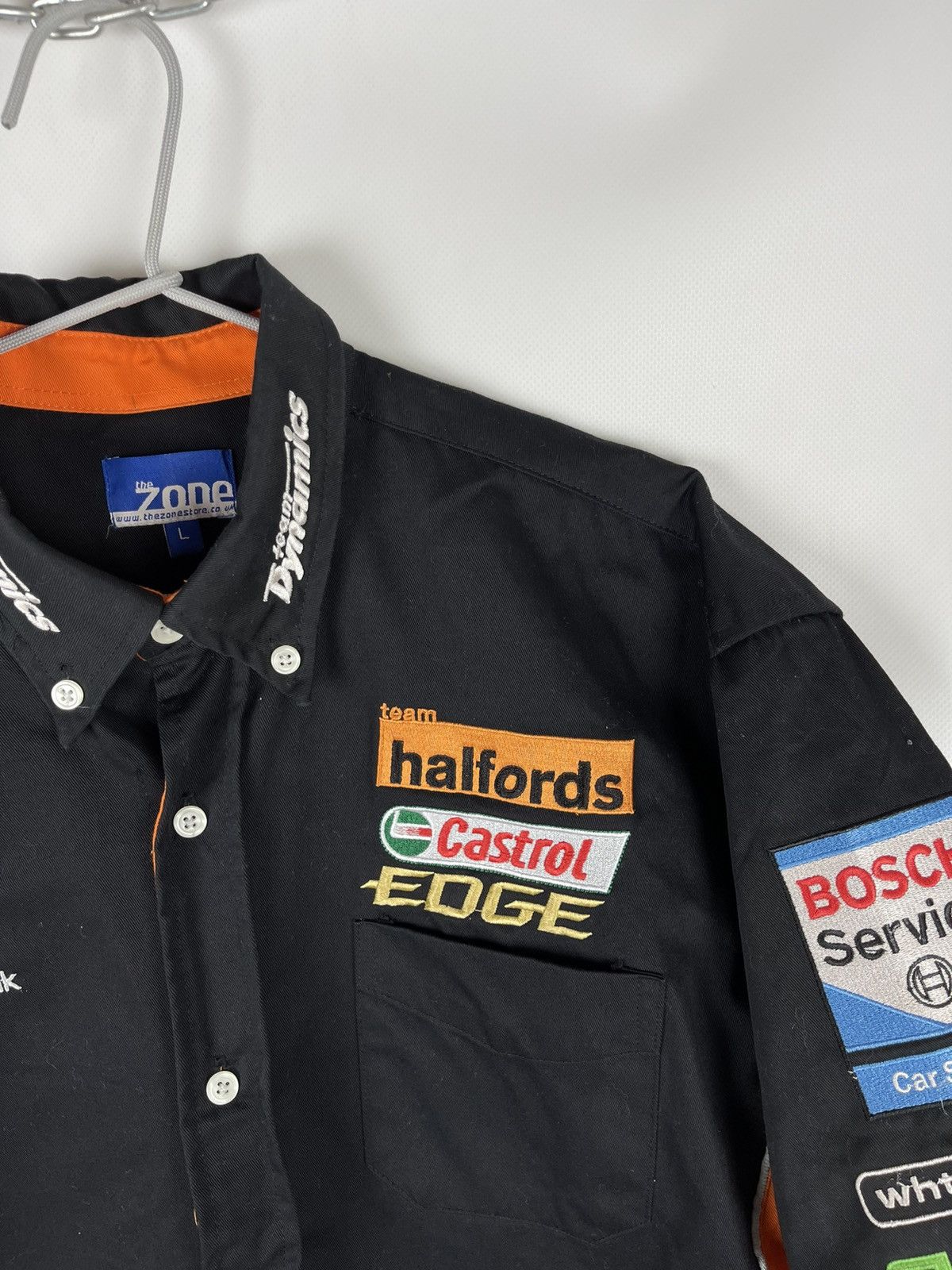 Formula 1 × Vintage Zone team Halfords Castrol Bosch Dynamics racing ss shirt Size US L / EU 52-54 / 3 - 6 Thumbnail