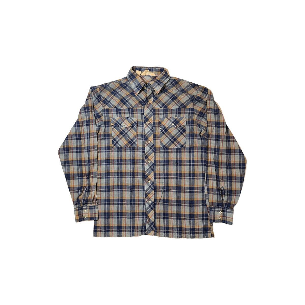 Levi's × Vintage 70s Levi’s Panatela Snap Plaid Flannel Size US M / EU 48-50 / 2 - 1 Thumbnail