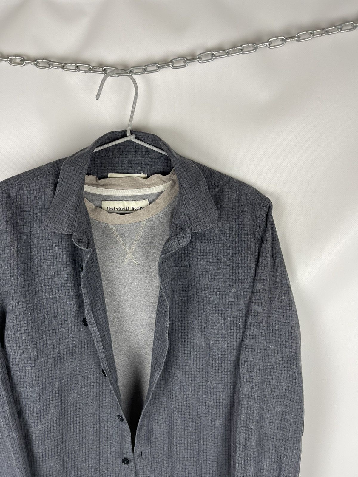 Flannel Folk checkered grey flannel shirt travis Scott style Size US M / EU 48-50 / 2 - 3 Thumbnail