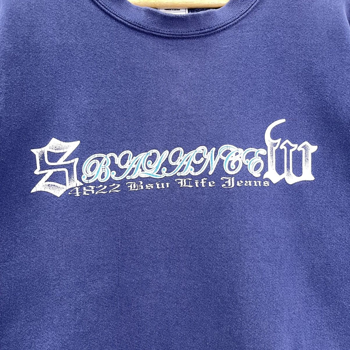 Vintage Vintage Balance Streetware Crewneck Sweatshirt Size L Size US L / EU 52-54 / 3 - 5 Thumbnail