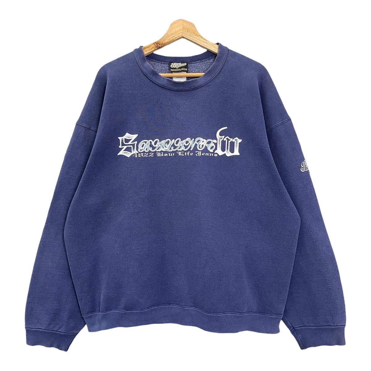 Vintage Vintage Balance Streetware Crewneck Sweatshirt Size L Size US L / EU 52-54 / 3 - 1 Thumbnail