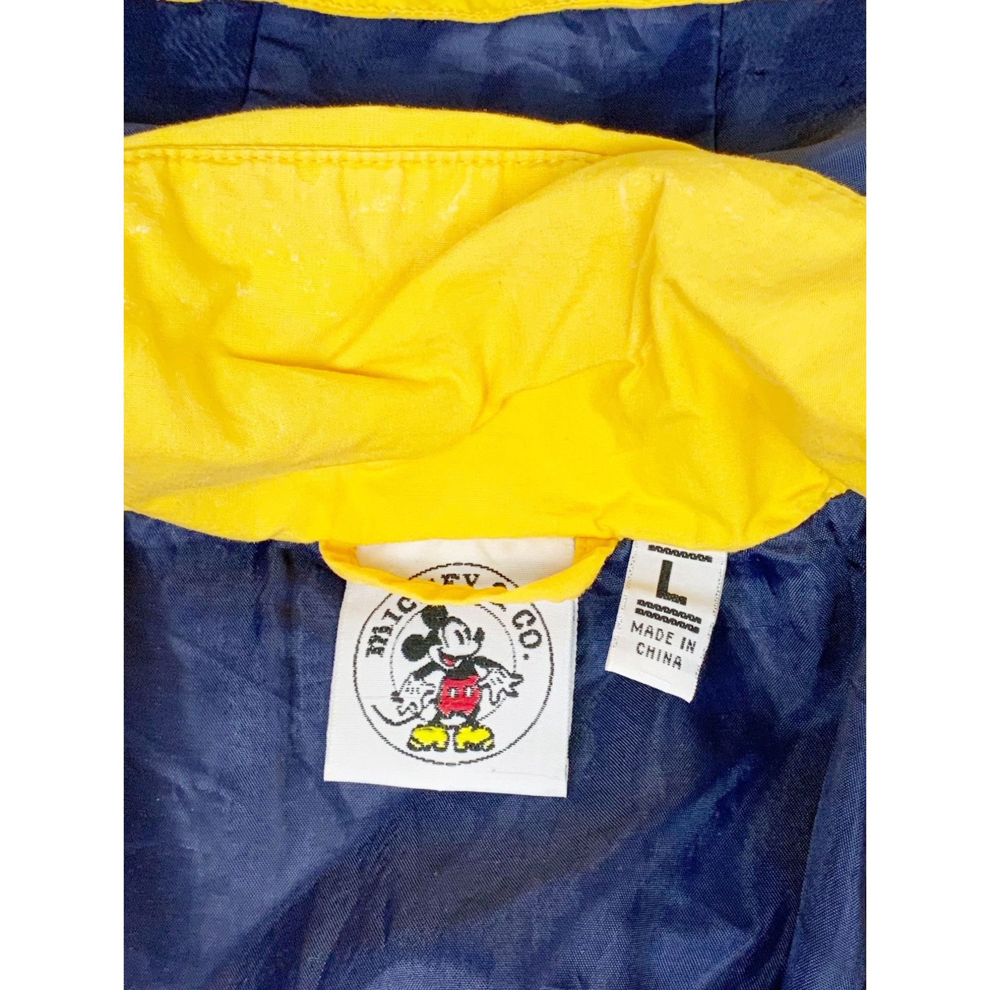 Vintage Vintage Mickey Co Jacket Large Blue Yellow Disney American Size US L / EU 52-54 / 3 - 6 Thumbnail
