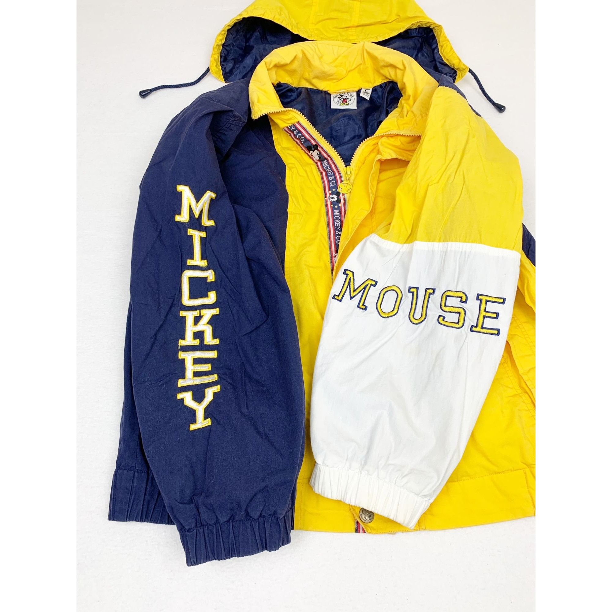 Vintage Vintage Mickey Co Jacket Large Blue Yellow Disney American Size US L / EU 52-54 / 3 - 4 Thumbnail