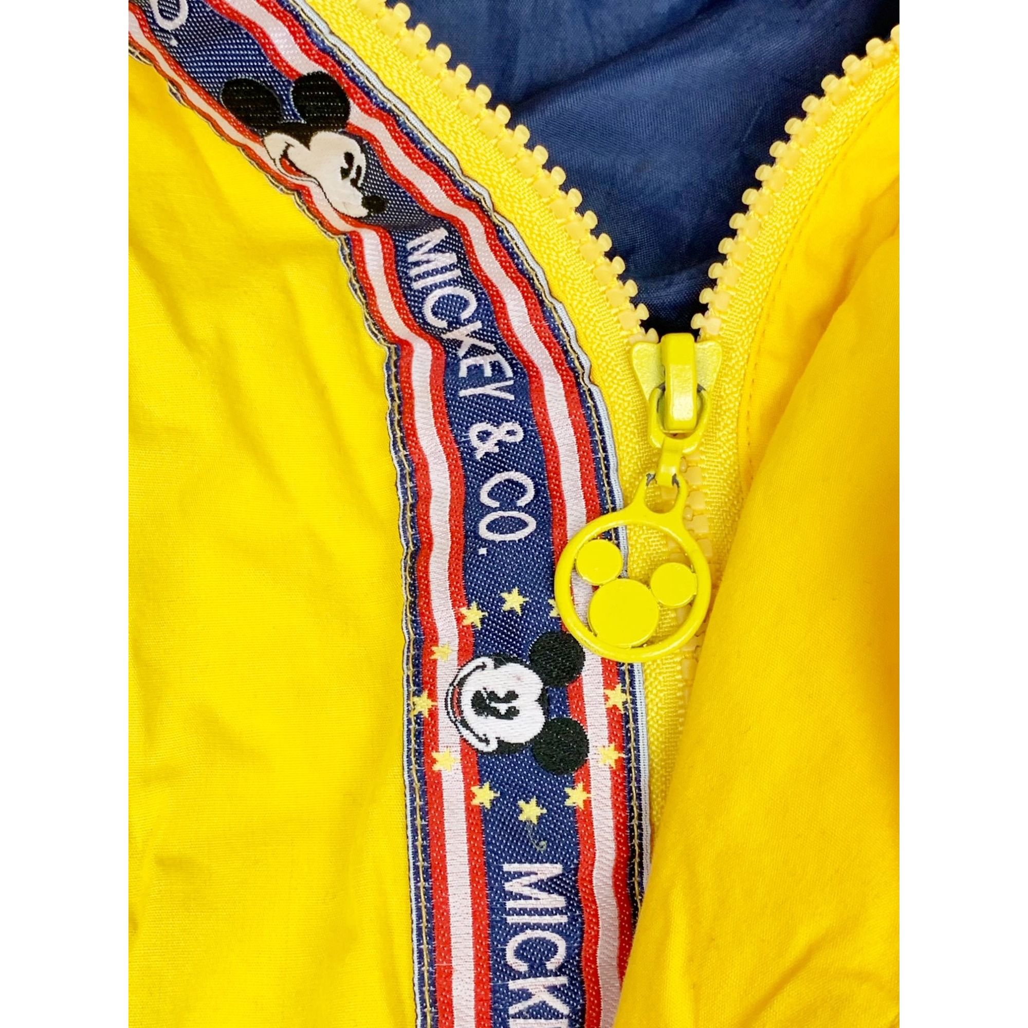 Vintage Vintage Mickey Co Jacket Large Blue Yellow Disney American Size US L / EU 52-54 / 3 - 5 Thumbnail