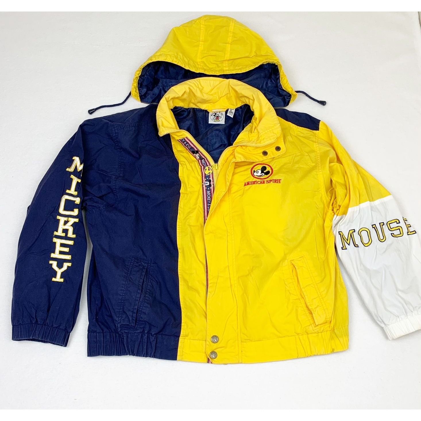 Vintage Vintage Mickey Co Jacket Large Blue Yellow Disney American Size US L / EU 52-54 / 3 - 2 Preview