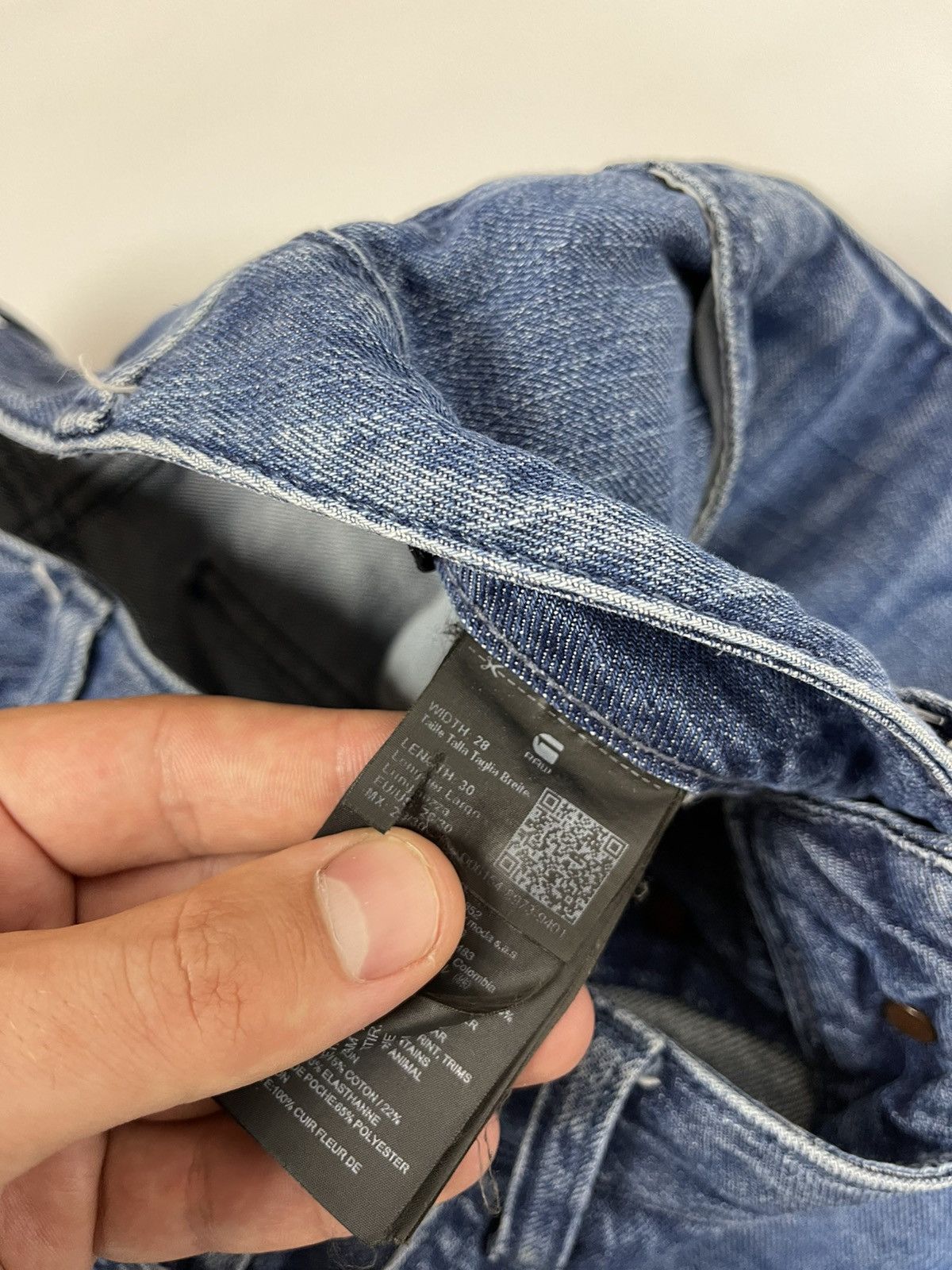 G-Star RRP 280$ G-Star Raw Motac Deconstructed 3D slim denim jeans Size US 28 / EU 44 - 8 Thumbnail