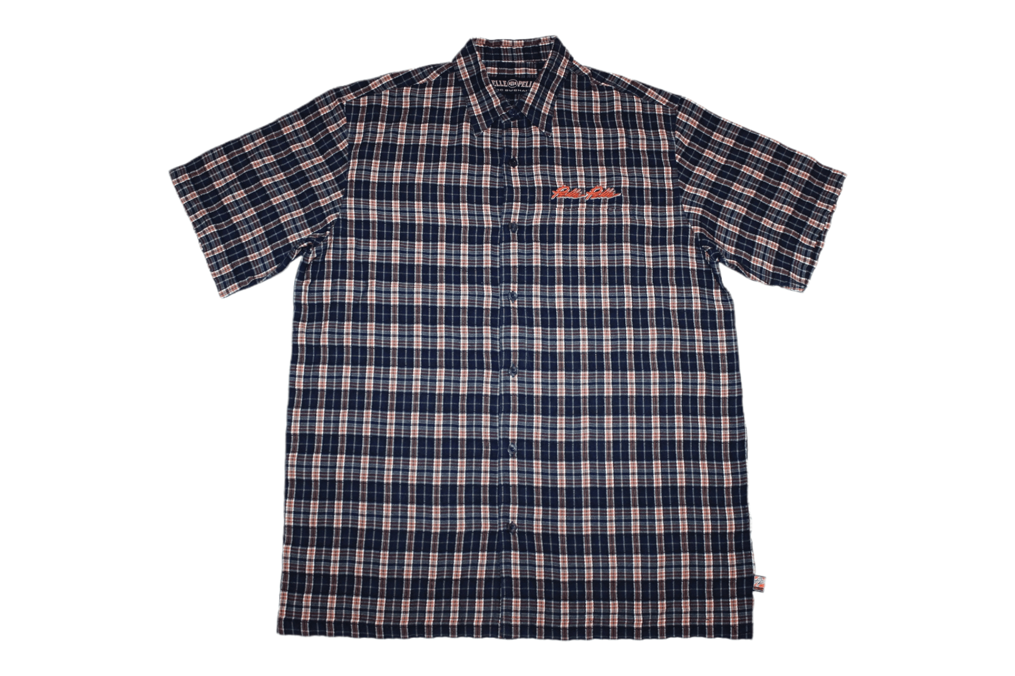 Pelle Pelle 💥RARE💥Pelle Pelle Sign Checkered Patchwork Rayon Shirt Size US L / EU 52-54 / 3 - 1 Thumbnail
