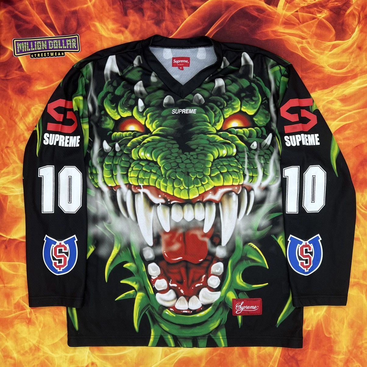 Supreme Dragon Hockey Jersey Black