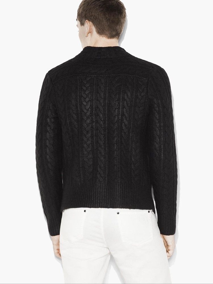 John Varvatos Foil Cable knit sweater Medium Size US M / EU 48-50 / 2 - 9 Thumbnail