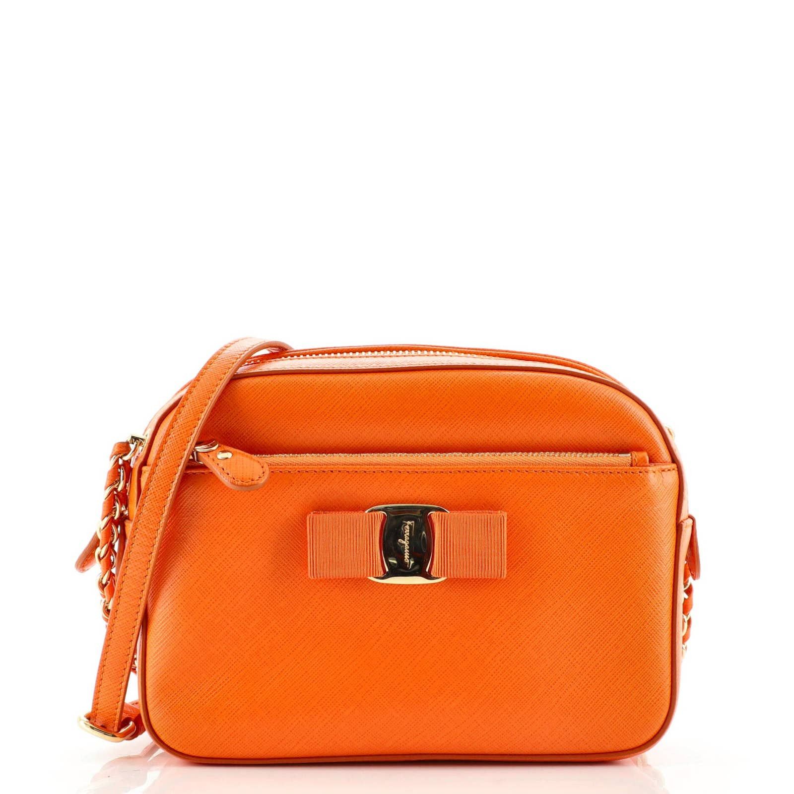 Salvatore Ferragamo Lydia Camera Bag Saffiano Leather Small Grailed