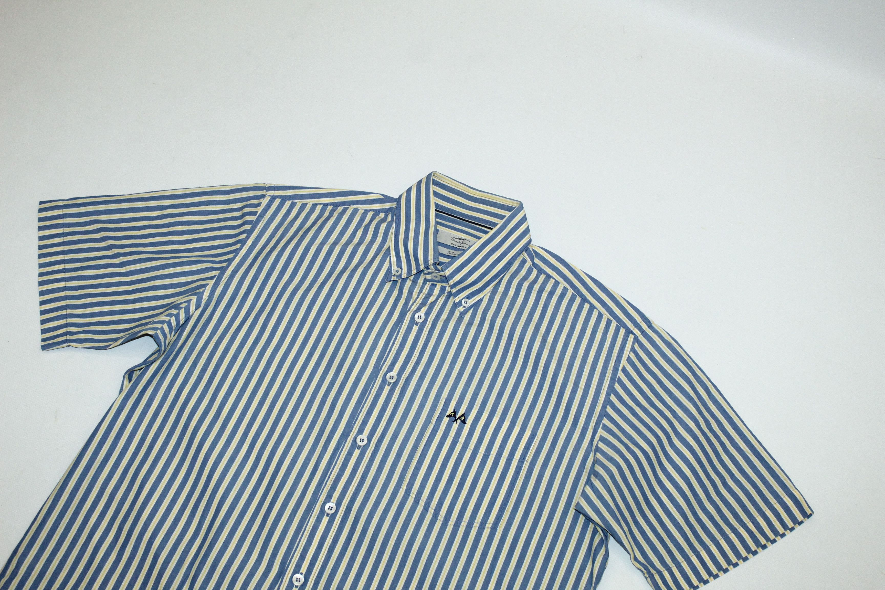 Burberry Thomas Burberry Signatured Stripes S/S Casual Shirt Size US L / EU 52-54 / 3 - 2 Thumbnail