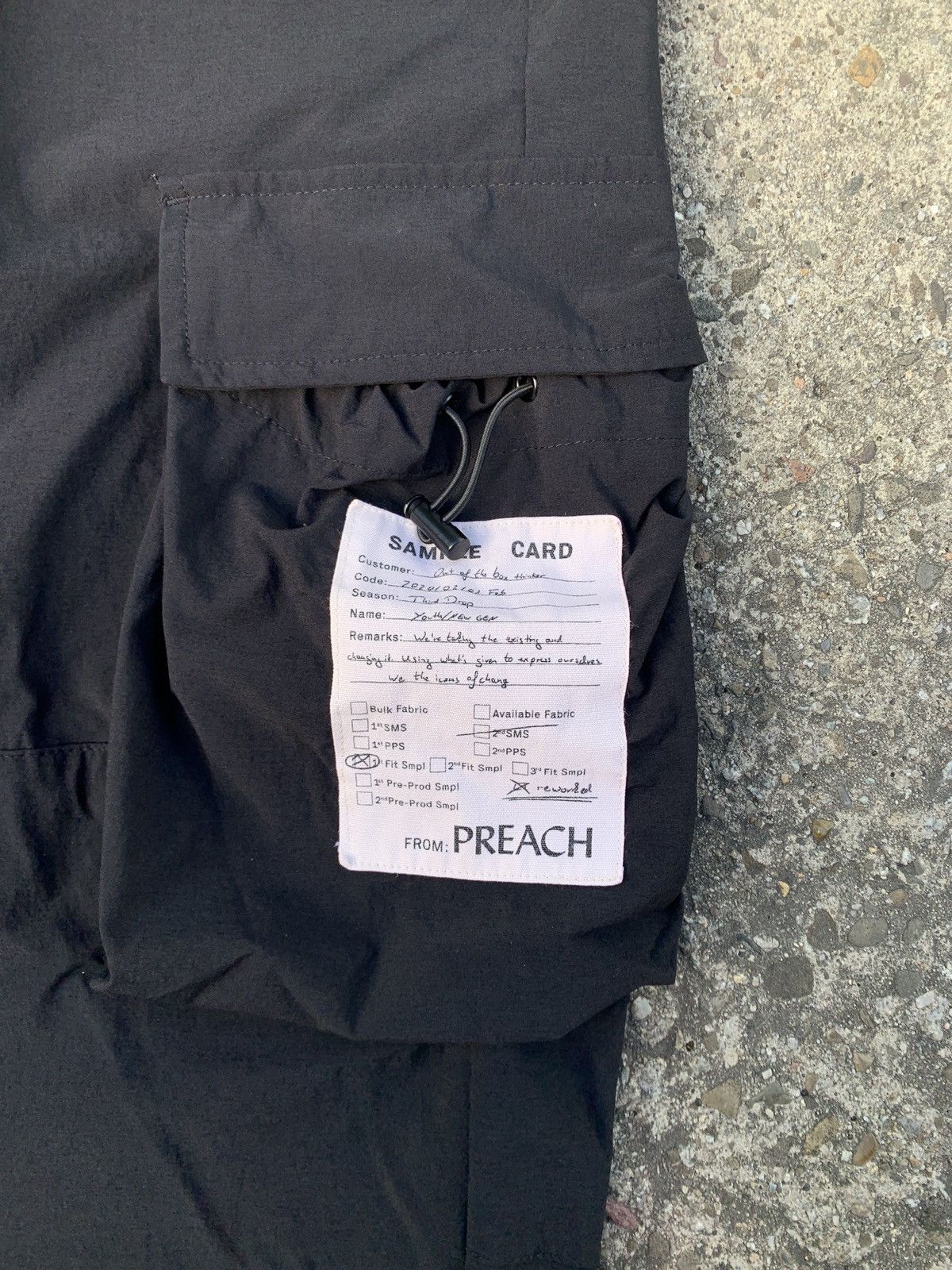 Preach SS20 PREACH NYLON CARGO PANTS Size US 34 / EU 50 - 10 Thumbnail