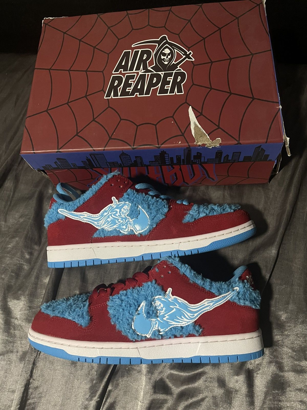 Custom Soleboy Air Reaper SpiderMan Grailed