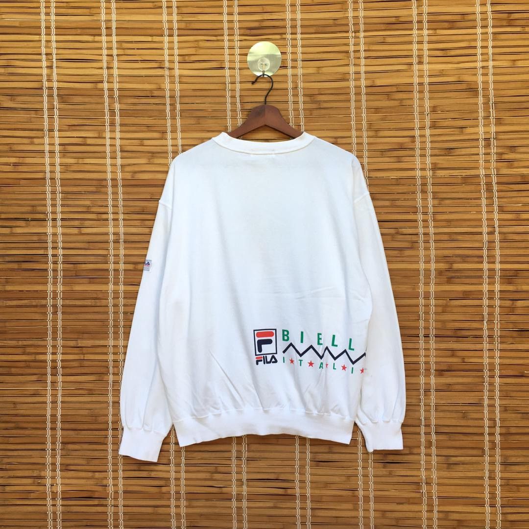 Fila Vintage 90s Fila Sport Flat Tennis Sweatshirt Size US S / EU 44-46 / 1 - 5 Thumbnail
