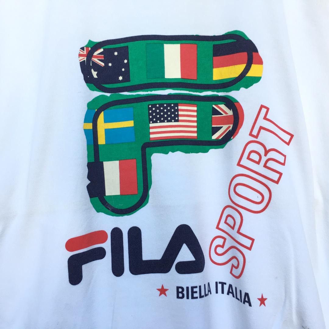 Fila Vintage 90s Fila Sport Flat Tennis Sweatshirt Size US S / EU 44-46 / 1 - 6 Thumbnail