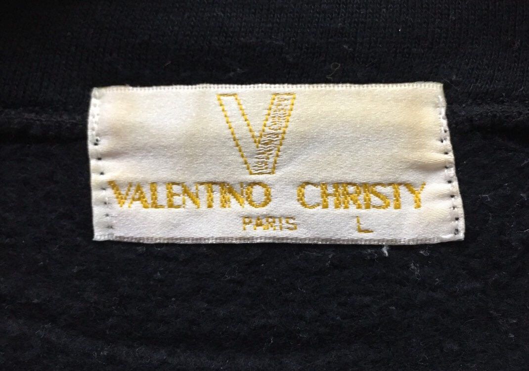 Valentino Christy Crewneck Sweatshirt Big Logo Spell Out
