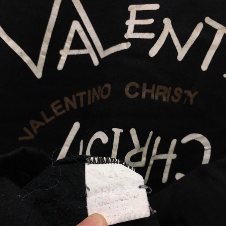Valentino Christy Crewneck Sweatshirt Big Logo Spell Out
