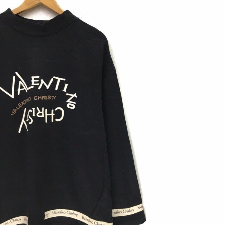Valentino Christy Crewneck Sweatshirt Big Logo Spell Out